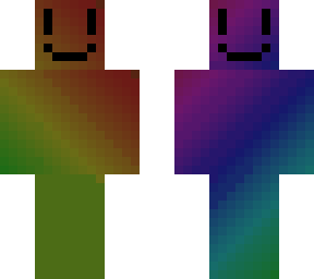 raibow troll skin (2 faces)
