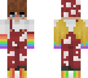 rainbow mushroom boy