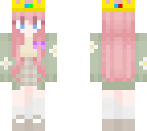 sakura with technoblade's crown