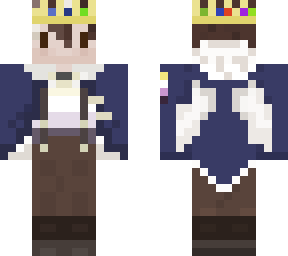 techno crown me skin