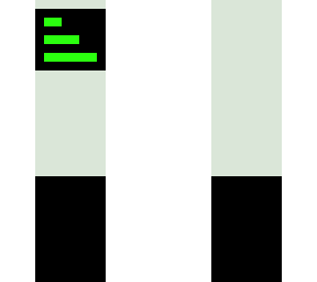 the minecraft robot skin