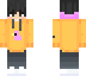 tvkayozann yellow / purple hoodie with purple duck