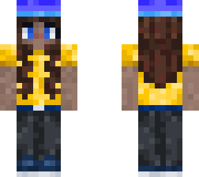 blue and yellow girl