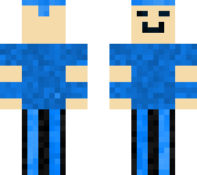 blue man