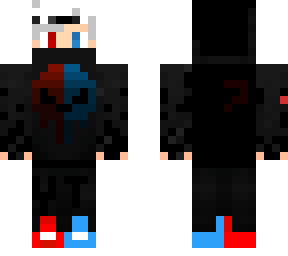 blue-red skull effects