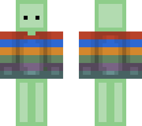 cool sweater on green thing