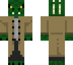 croc with trenchcoat