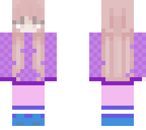 cute purple girl