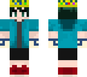 deku w/ technoblade crown