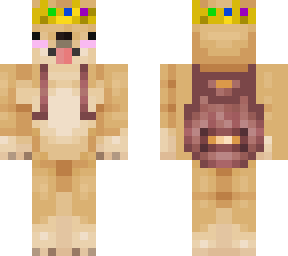 doge with technoblade crown (fixed)