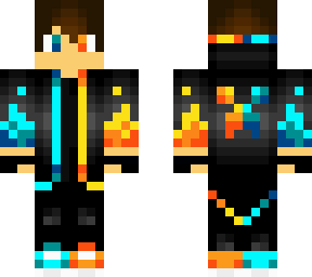fire and ice boy with watch