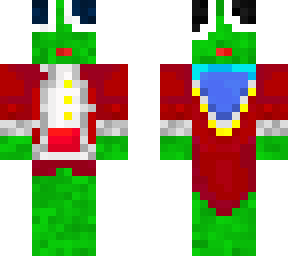 frog in techno outfit