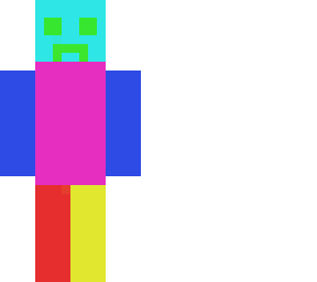 minecraft rainbow skins fax!!!!!