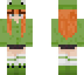 my charecter with frog :>