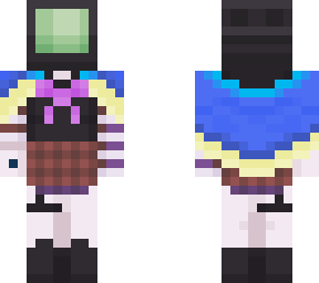 my skin with technoblade rememberance cape