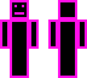 pink neon skin