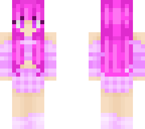 pink sky girl