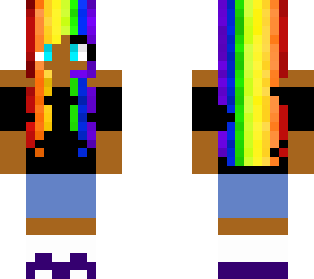 rainbow girl