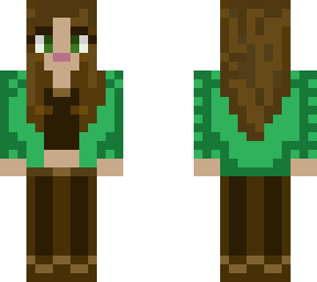 regular girl green