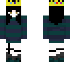 techno crown e-girl skin