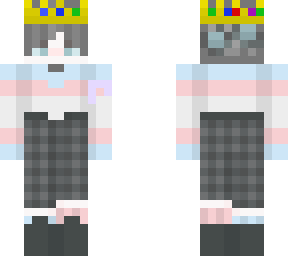 trans boy w/ribbon and crown