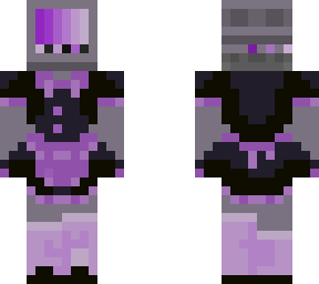 upgrated purple tv head maid