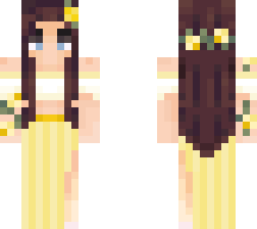 yellow dress