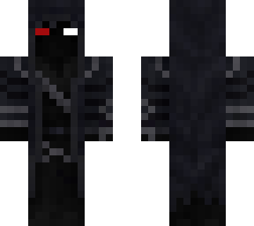 a nice skine of a demon with red and white