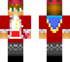 a technoblade variation of my normal skin |rip