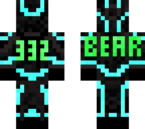 beargreen332 tron skin
