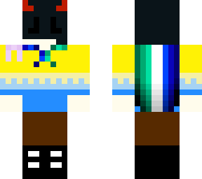 bee with g@y mlm flag and cancer bow pin (made for myself)