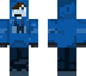 blue dino hoodie