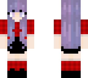 daily overalls with red pattern shirt and socks