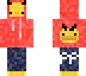 devil ducky with pants and removable eyebrows