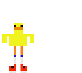 duck with cool shoes