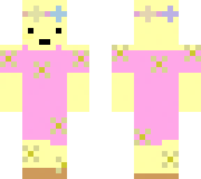 flower kid behind with flowers