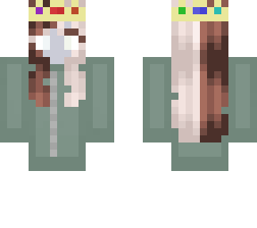 ghost with technoblade crown