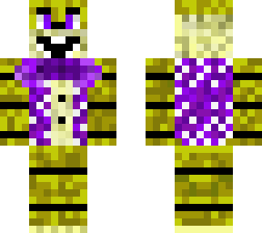 glitchtrap/vincent afton minecraft skin