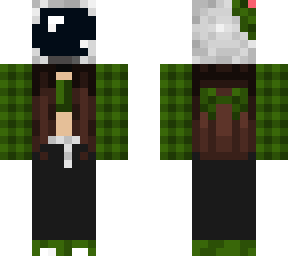 green astronaut girl