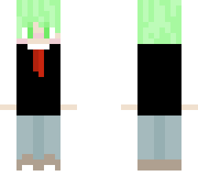 green hair boy
