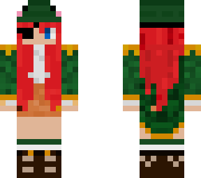 pirate frog girl