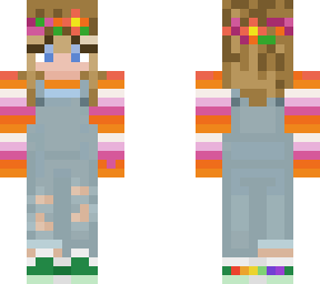 pride flower crown