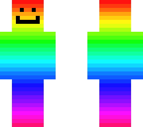 rainbow guy (with or w/o smile)