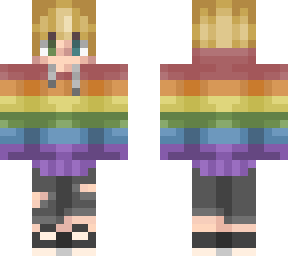 rainbow kid blonde