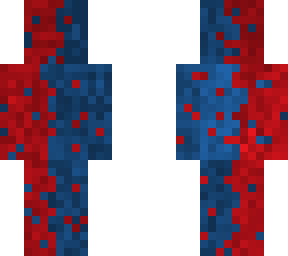 Red and Blue Skin | Minecraft Skin