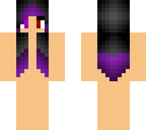 black and purple hair base