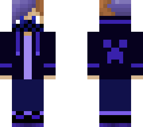 blurple gamer creeper hoodie