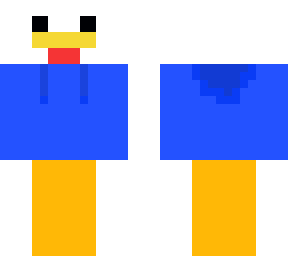 chicken with blue hoody