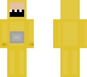 crazy yellow teletubby