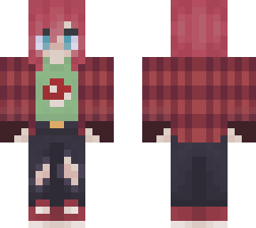 flannel w/ mushroom shirt